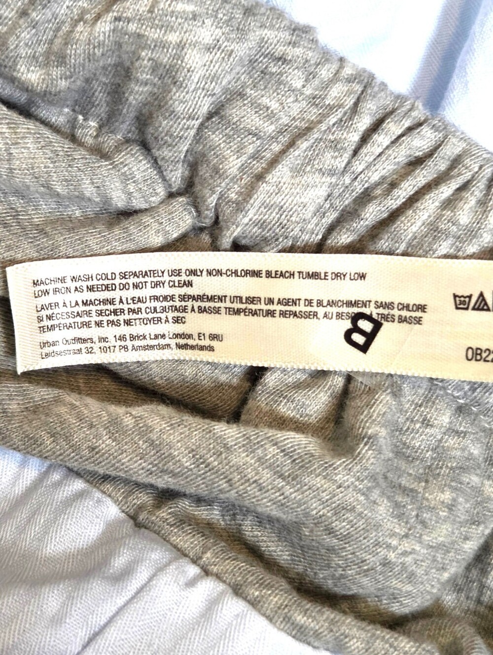 Free People Free-Est Heather Relaxed Jogger Pants Ancient Waters Blue Large NWT - Picture 14 of 16